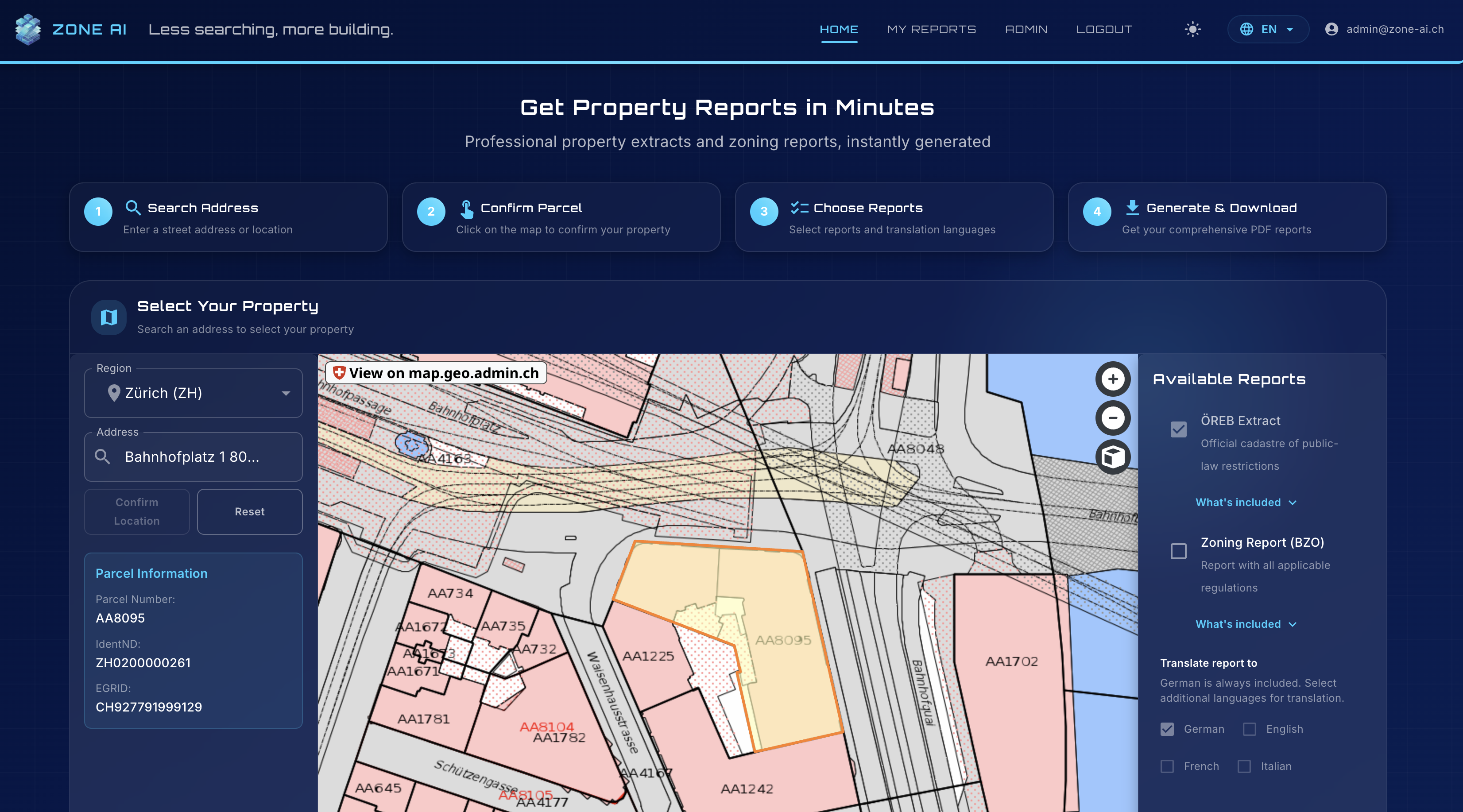 Zone AI App Screenshot